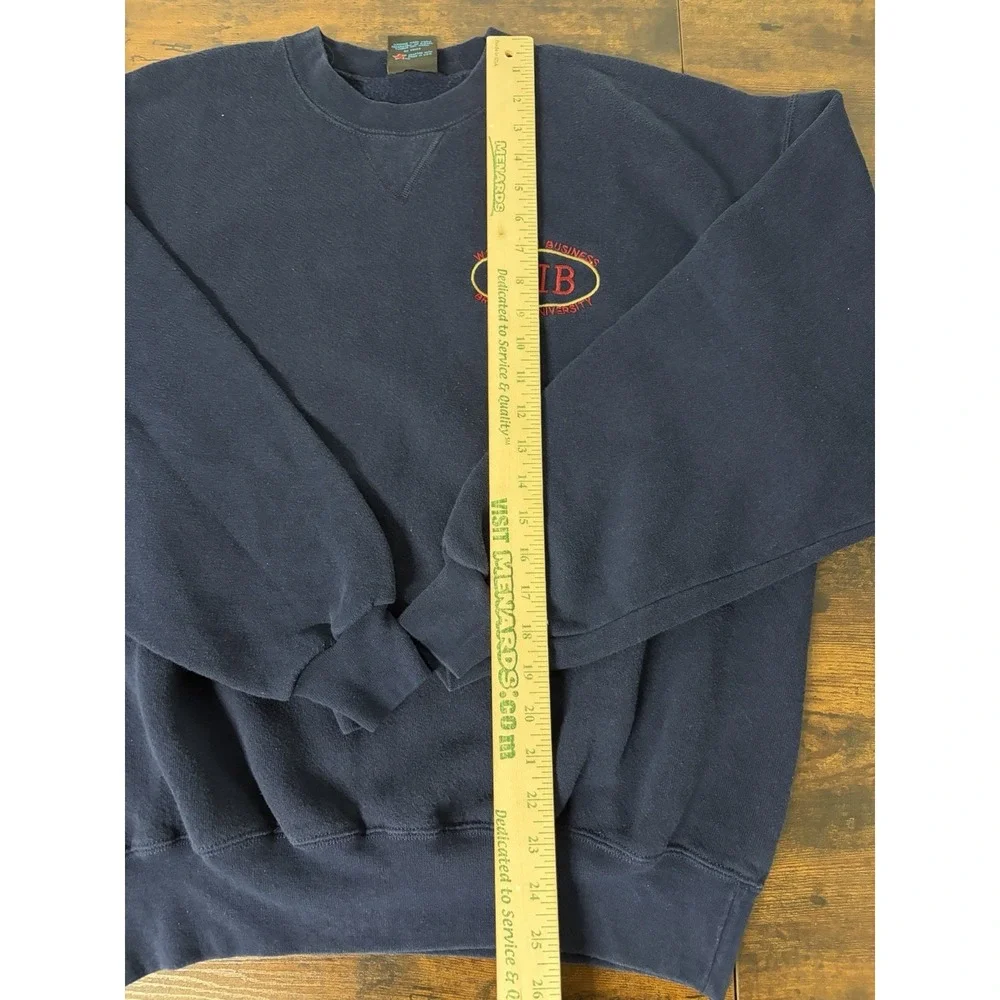 Vintage Bradley University WIB Sweatshirt Large Soffe USA Made Women In Business